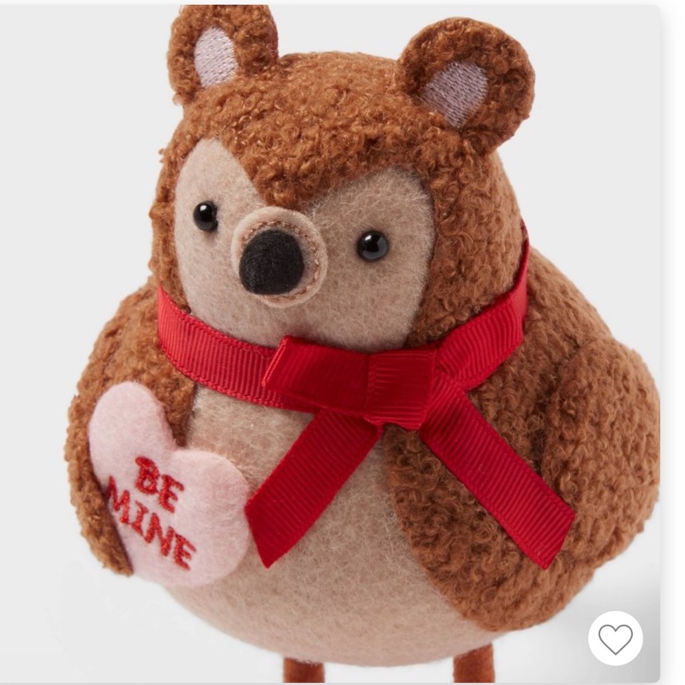 NWT Featherly Friend Spritz bear felt bird - Picture 3 of 9